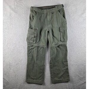 Boy Scouts Of America Cargo Pants Womens 8 Green Convertible Uniform Outdoor